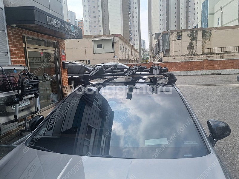 툴레 자전거 캐리어 & 가로바 팝니다--7